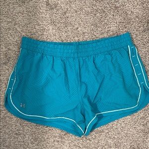Under Armour Women’s Teal Running Shorts medium